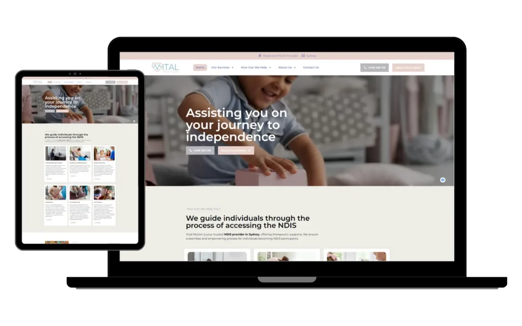 Website Design for NDIS Providers